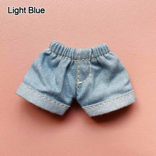 Ob11 Pants Fashion Elastic Waist Shorts Jeans For GSC Obitsu11 Molly