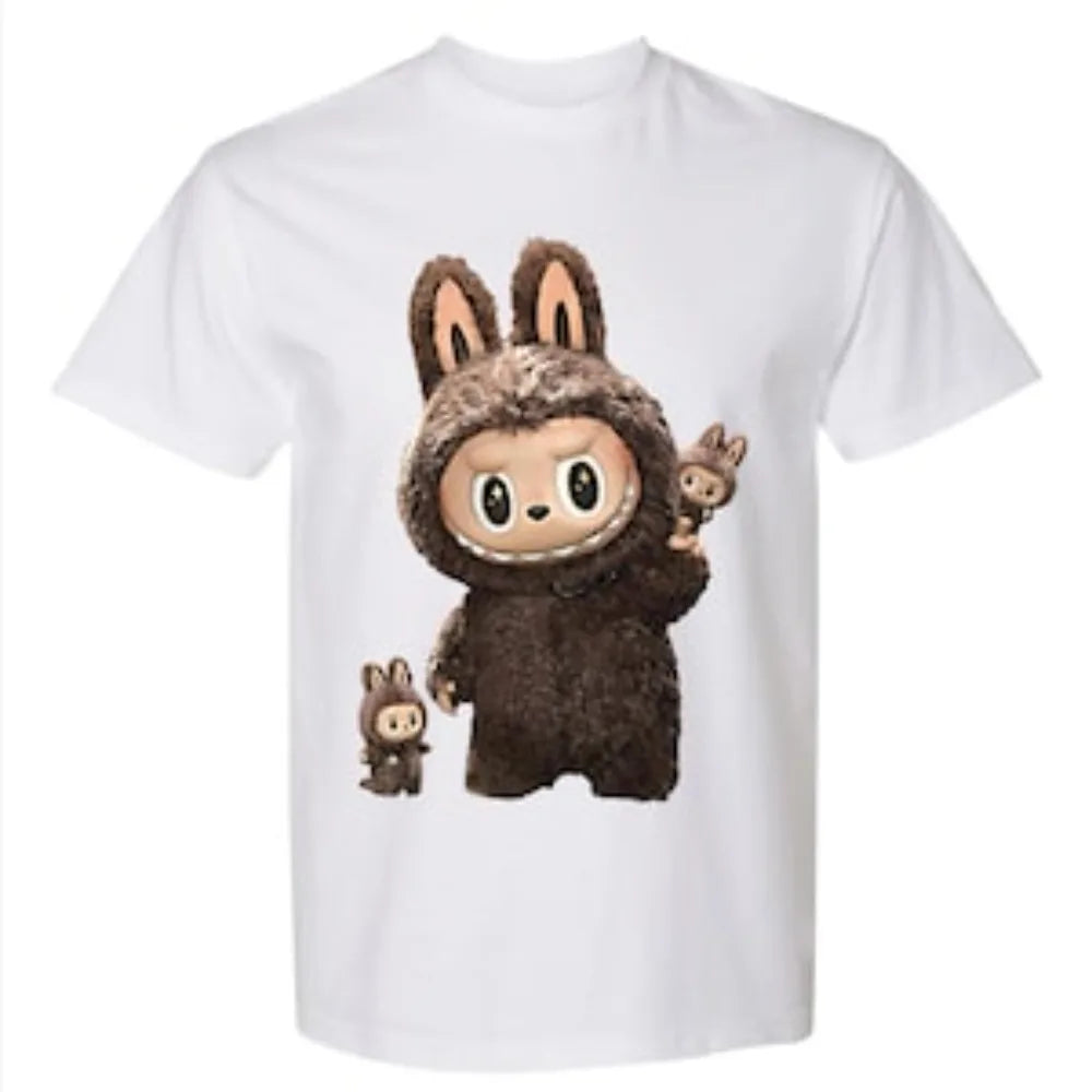 Labubu “The Monsters” Pop-Mart T-Shirt – Korean Kawaii Style