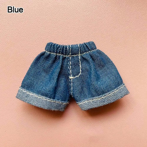 Ob11 Pants Fashion Elastic Waist Shorts Jeans For GSC Obitsu11 Molly
