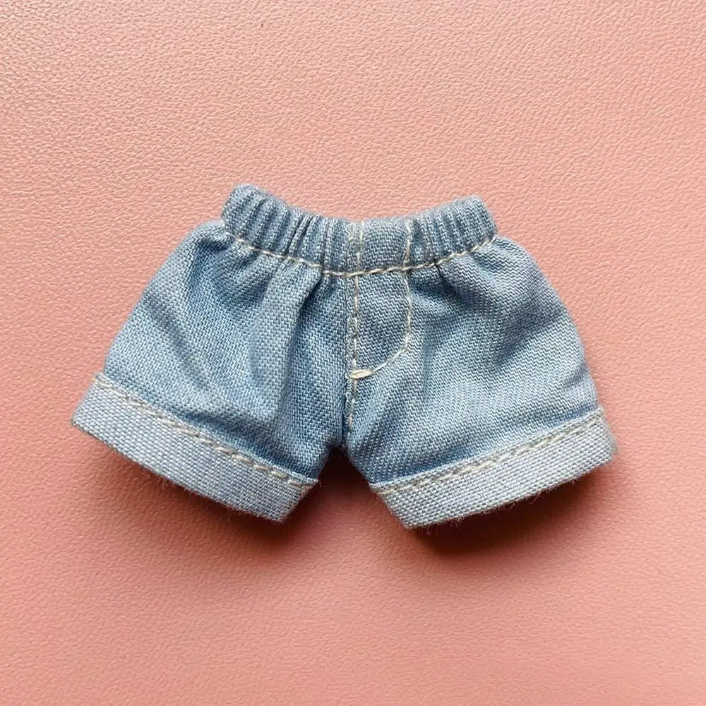 Ob11 Pants Fashion Elastic Waist Shorts Jeans For GSC Obitsu11 Molly