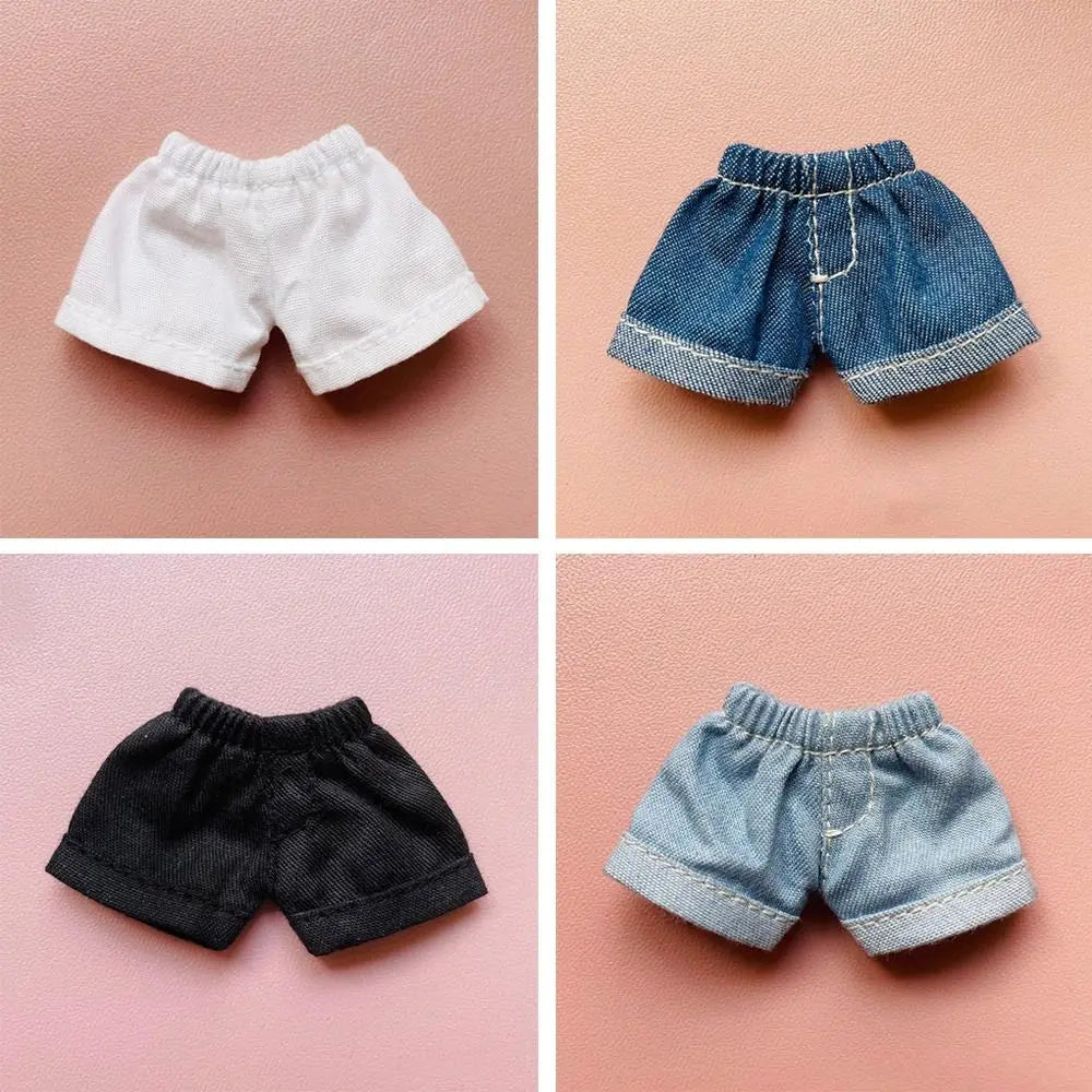 Ob11 Pants Fashion Elastic Waist Shorts Jeans For GSC Obitsu11 Molly