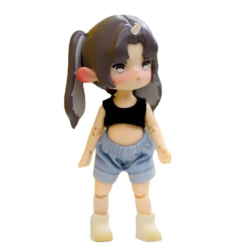 Ob11 Pants Fashion Elastic Waist Shorts Jeans For GSC Obitsu11 Molly