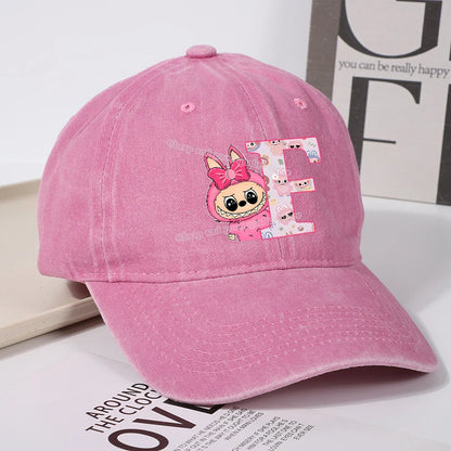 Labubu Baseball Cap – Custom Letter A–Z Edition