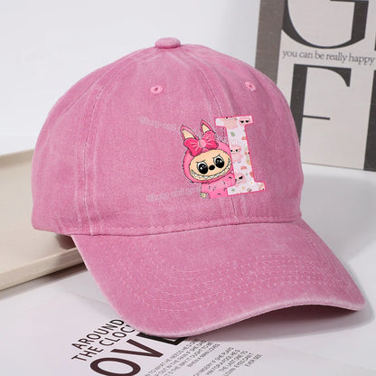 Labubu Baseball Cap – Custom Letter A–Z Edition