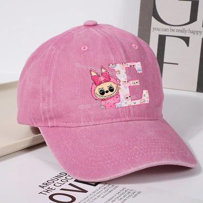Labubu Baseball Cap – Custom Letter A–Z Edition