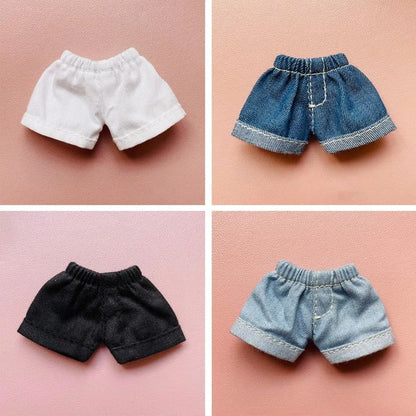 Ob11 Pants Fashion Elastic Waist Shorts Jeans For GSC Obitsu11 Molly